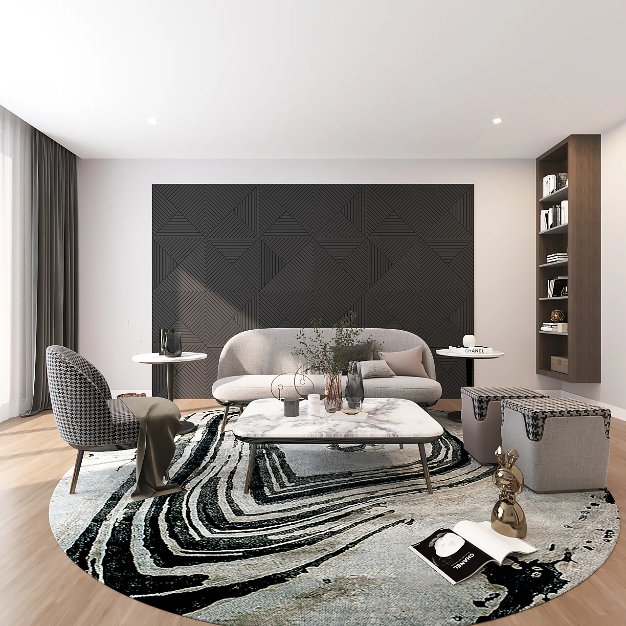 3D Acoustic Wall Art Panels: Modern Design in New York - Image 9