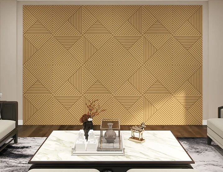 Customizable Abstract Wall Panels for Acoustic Enhancement