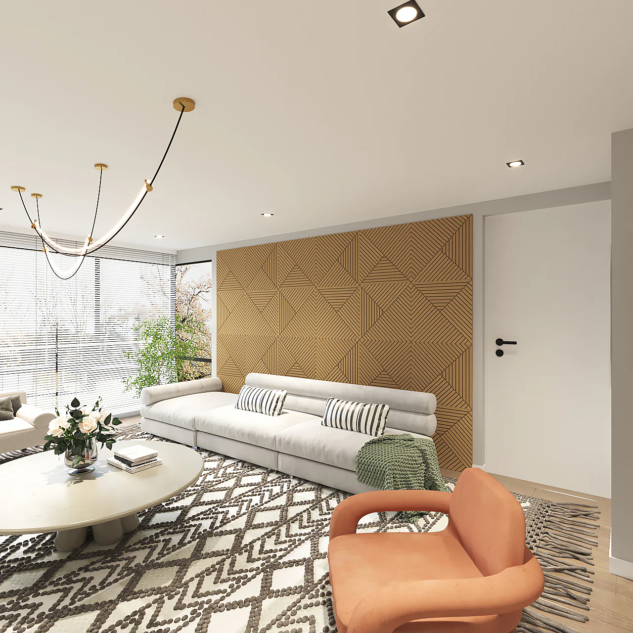 Customizable Abstract Wall Panels for Acoustic Enhancement - Image 3