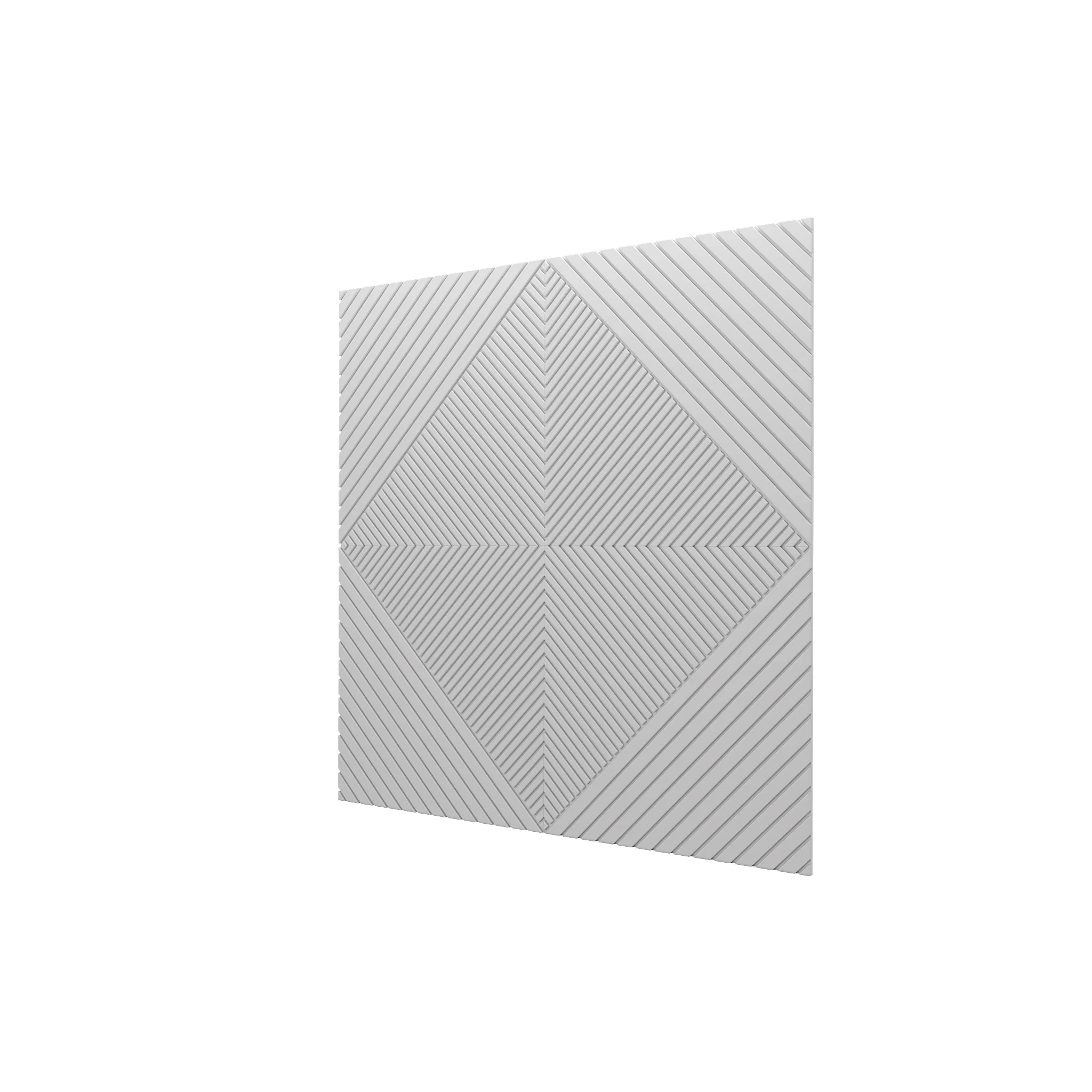 White Acoustic 3D Wall Panels - Modern Sound Diffusers - Image 8