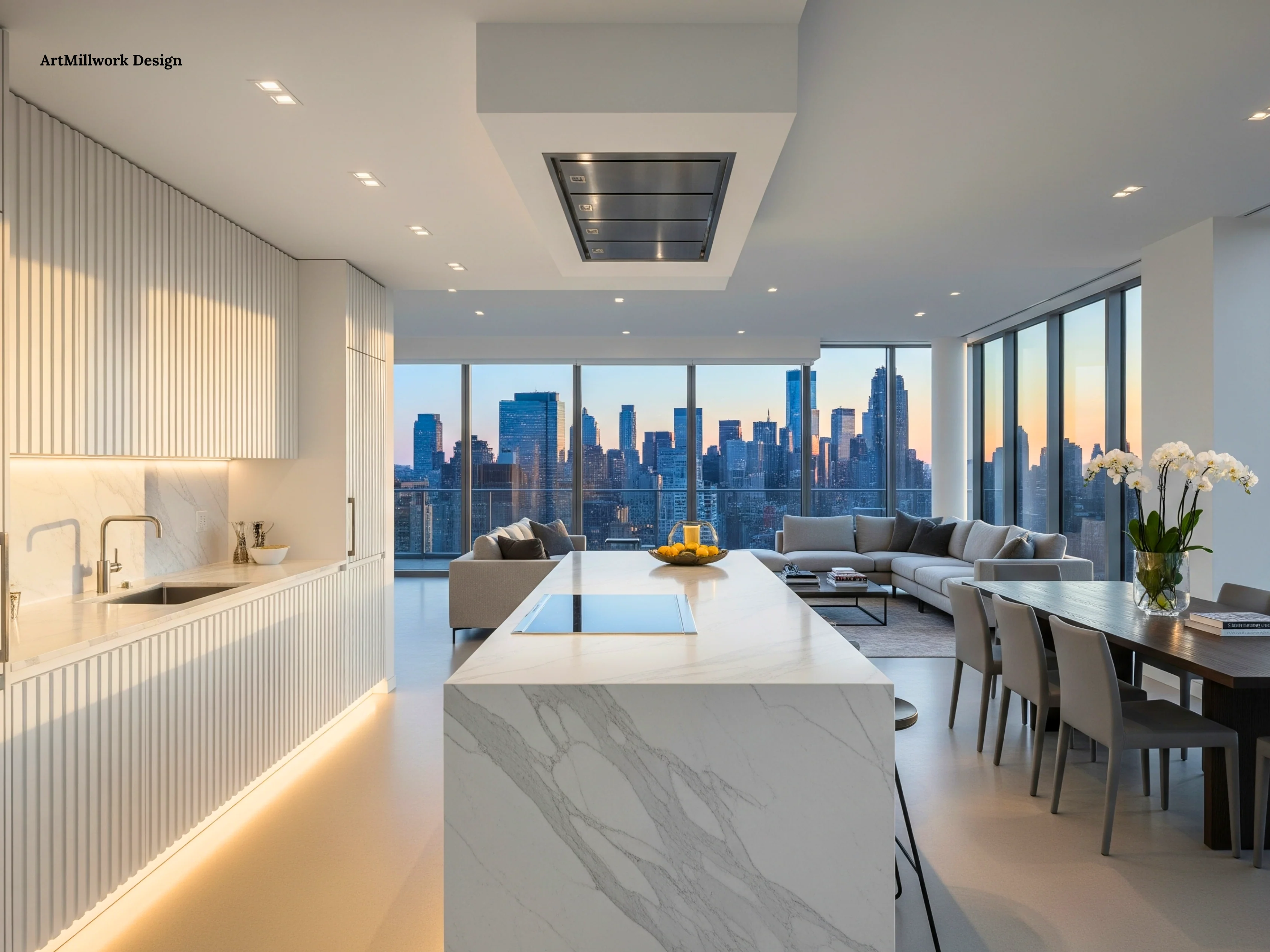 Custom Slats Cabinet Doors for Kitchen Refacing | Made in NY - Image 11