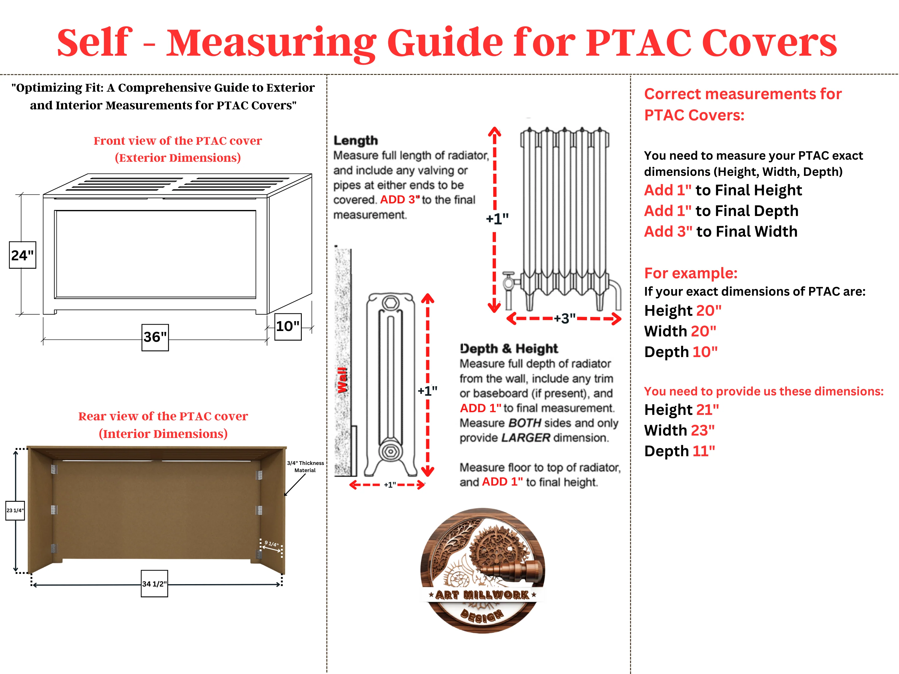 Custom PTAC-HVAC Enclosure Cabinet for NYC Modern Interiors - Image 6
