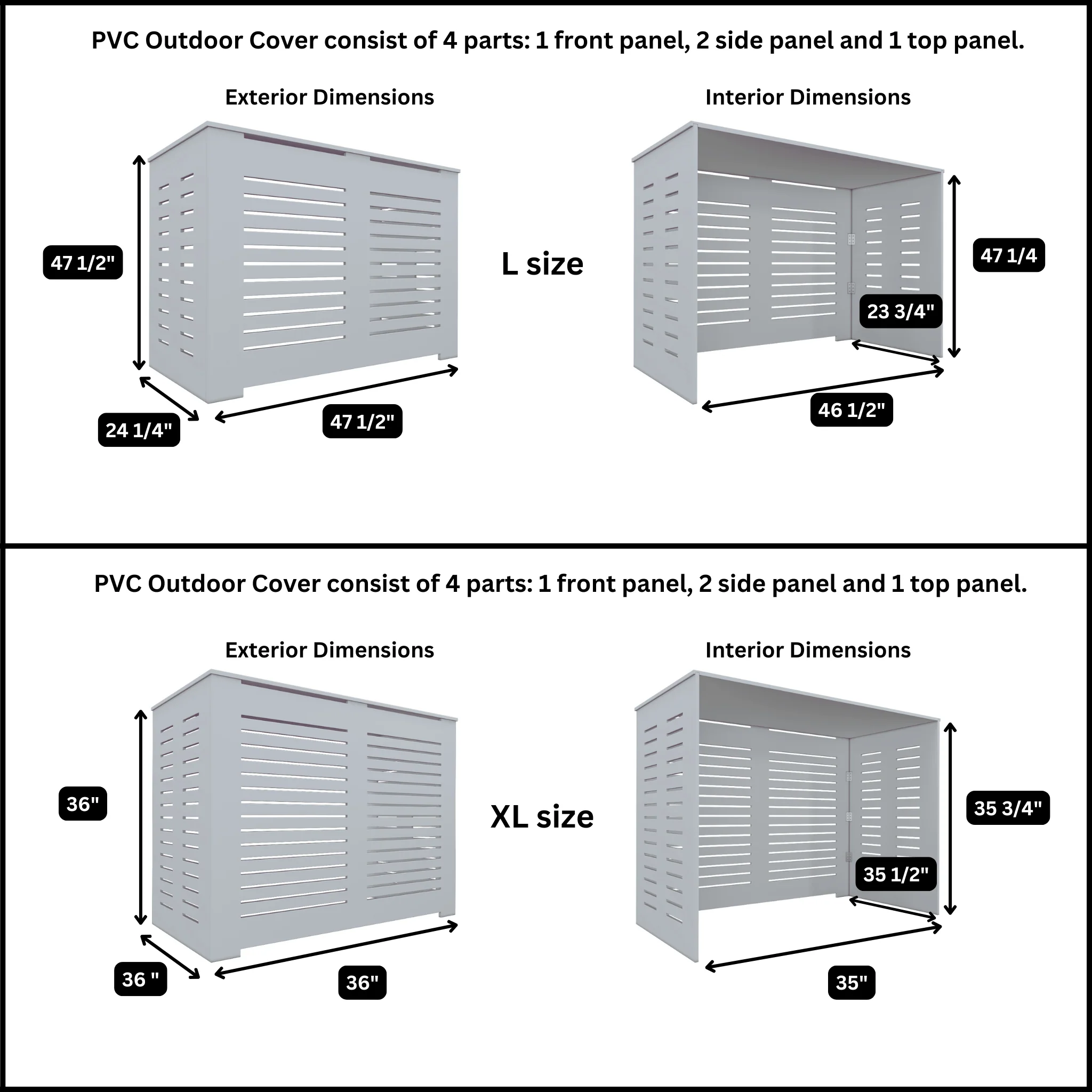 PVC Outdoor Covers for Air Conditioners & Pool Equipment - Image 6