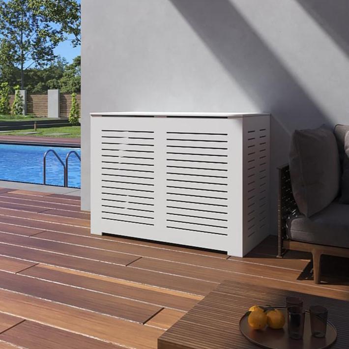Weatherproof Fence to Cover AC Units - Durable PVC Enclosure - Image 5