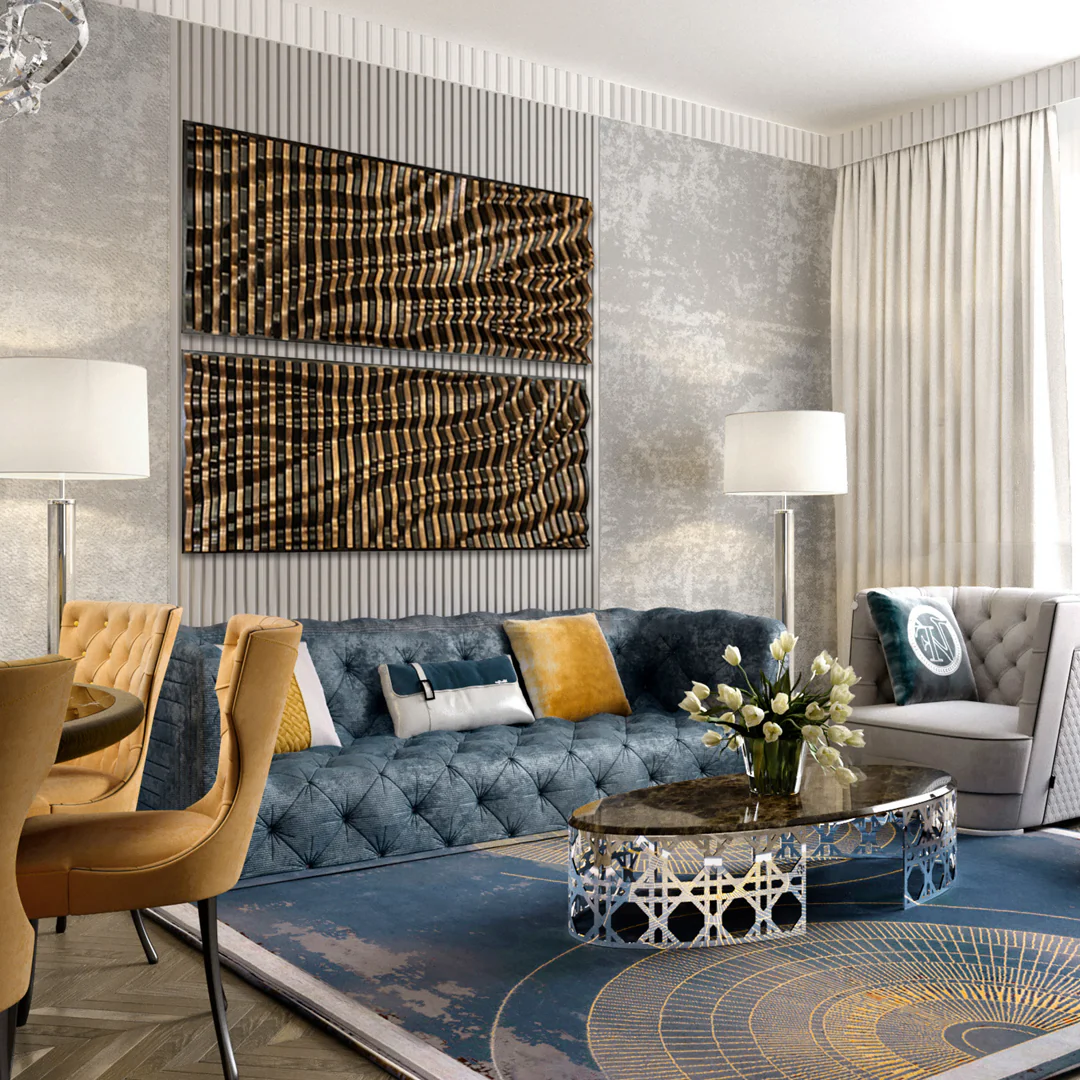 TSUNAMI Parametric Wood Wall Art Panels - Solid Acoustic Art - Image 4