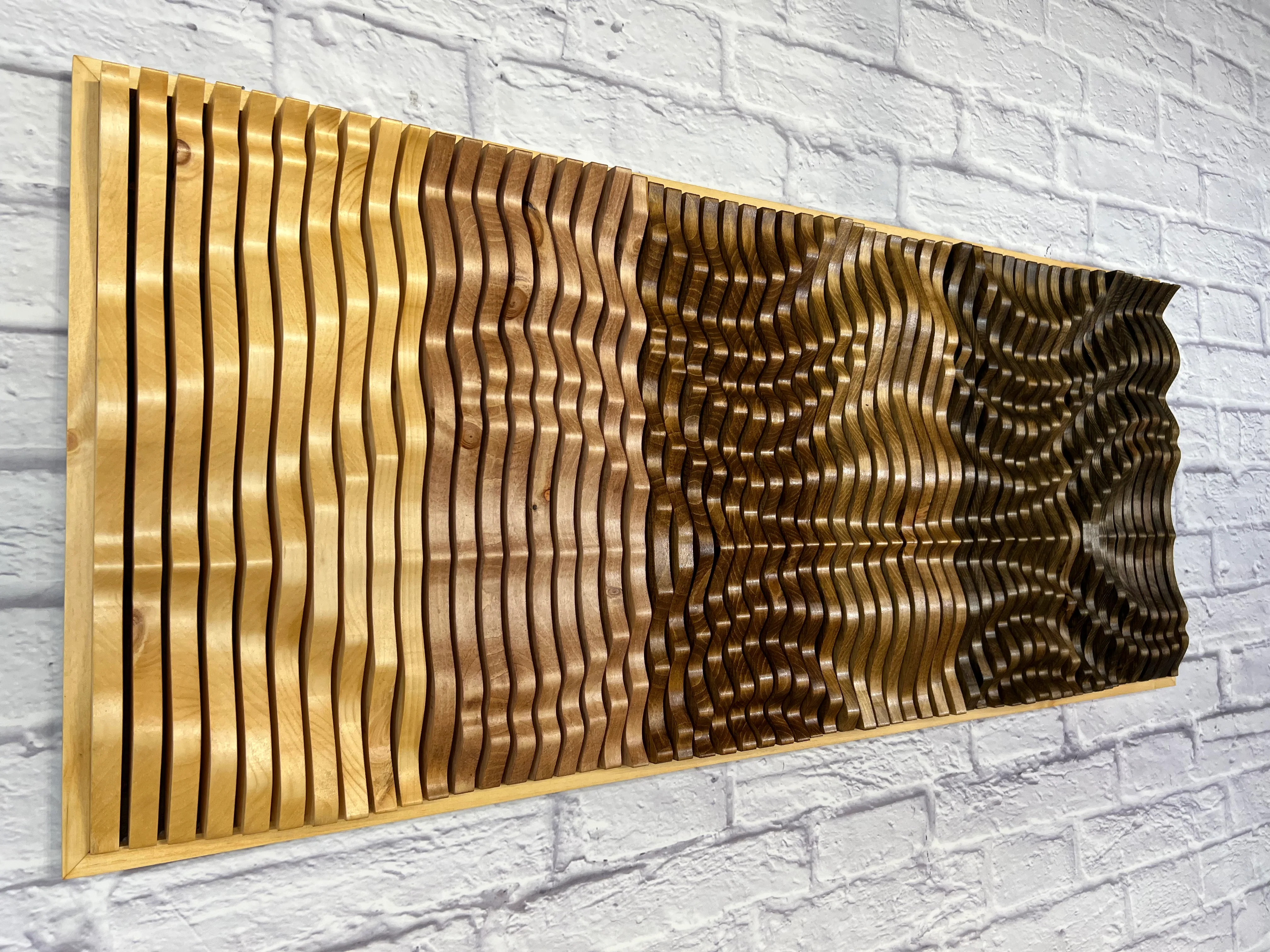 Solid Wood Acoustic Wall Art Panel - Sunlit Aura Design NYC - Image 6